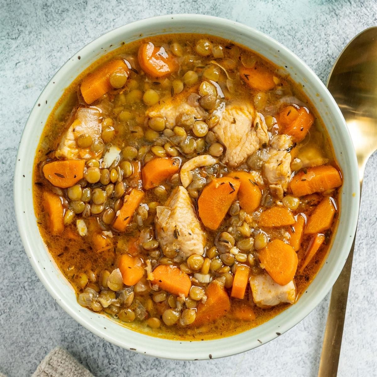 Lentil and Chicken Soup