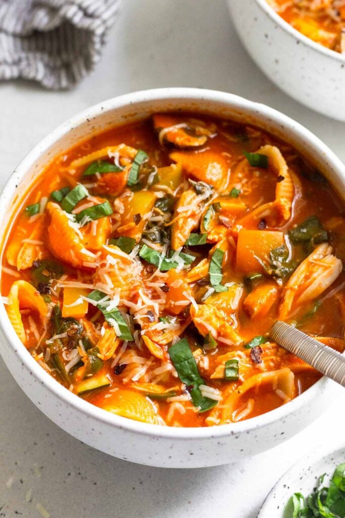 Creamy Tomato Chicken Soup Pasta