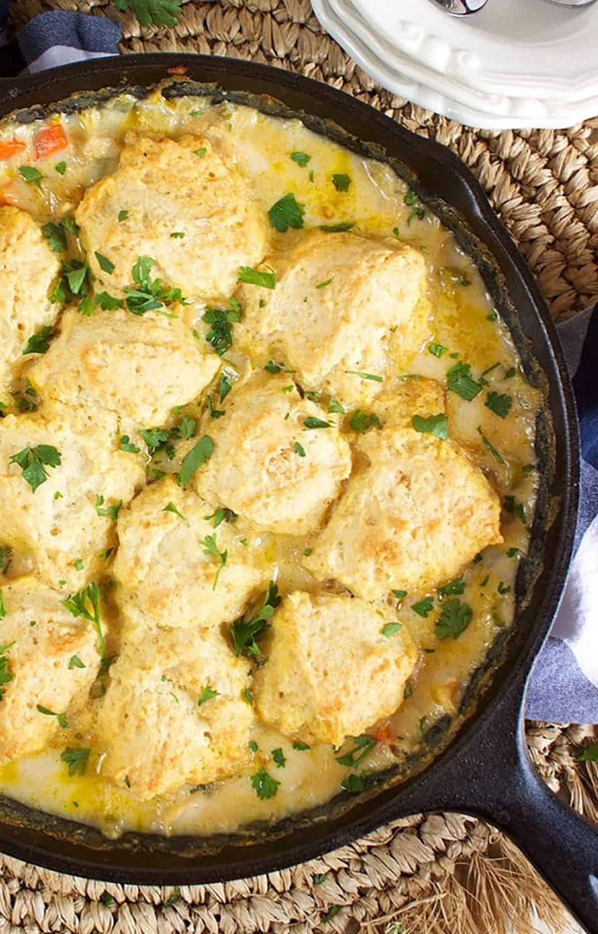 Chicken and Dumplings Skillet