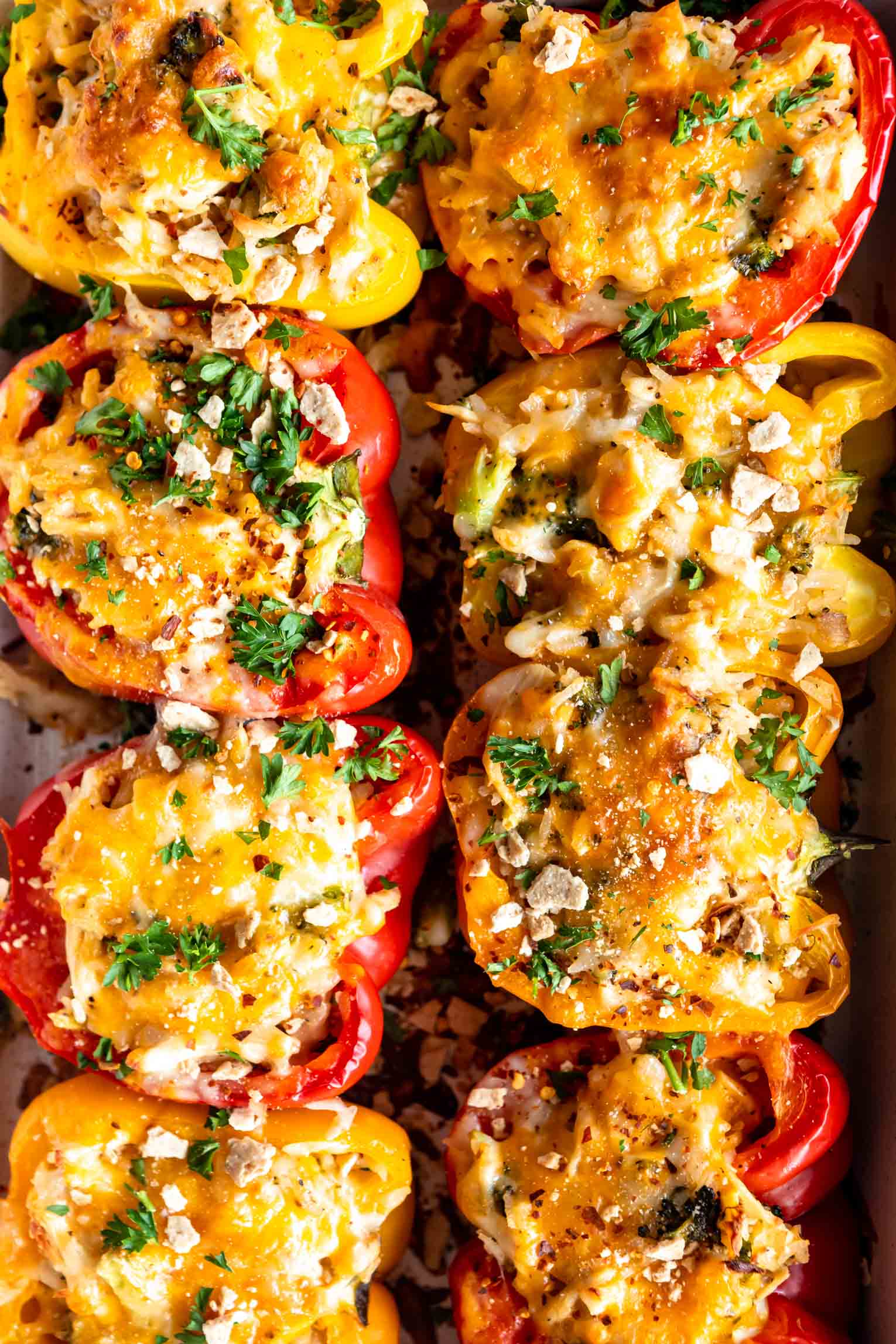 Stuffed Bell Peppers with Chicken