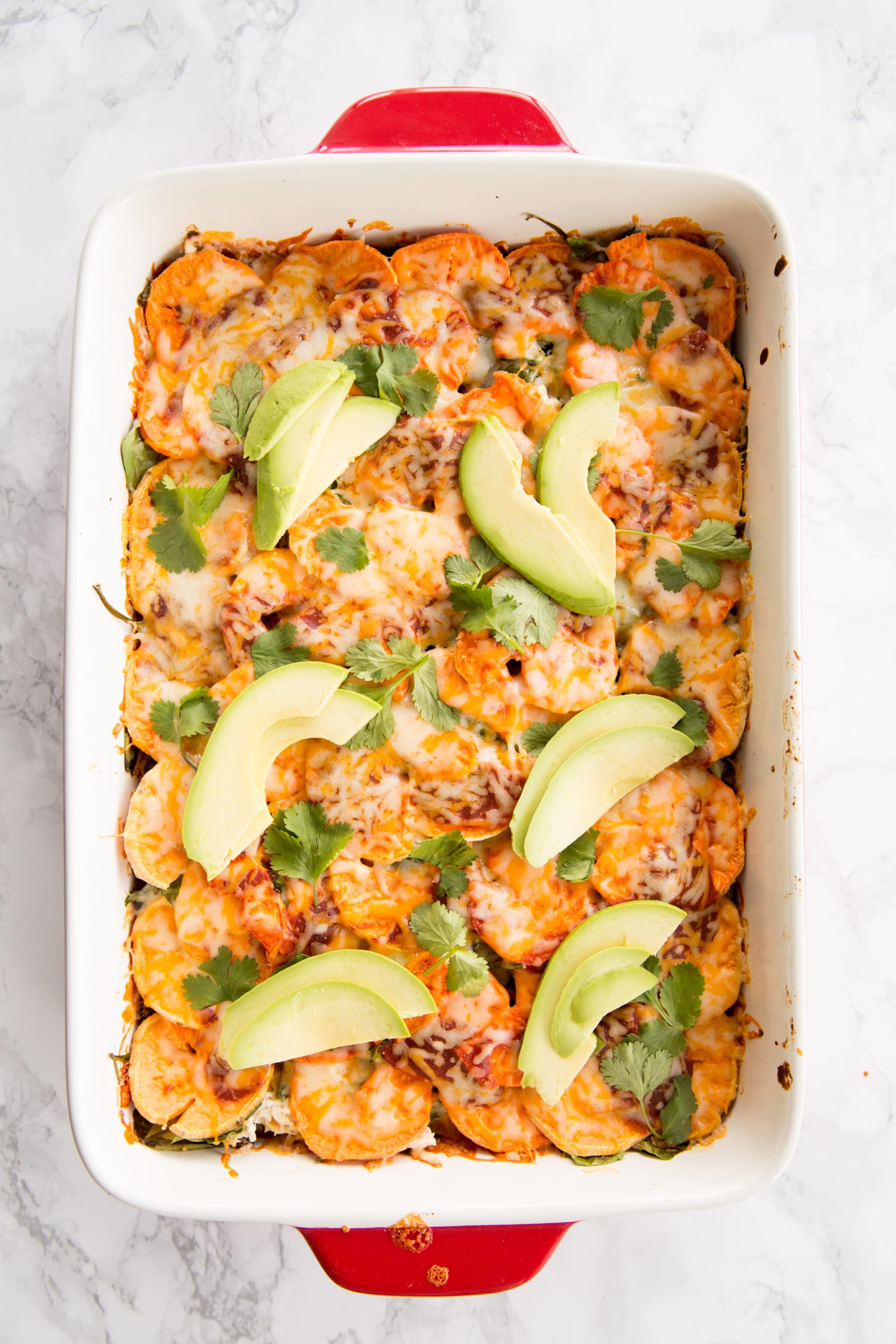 Chicken and Sweet Potato Enchiladas
