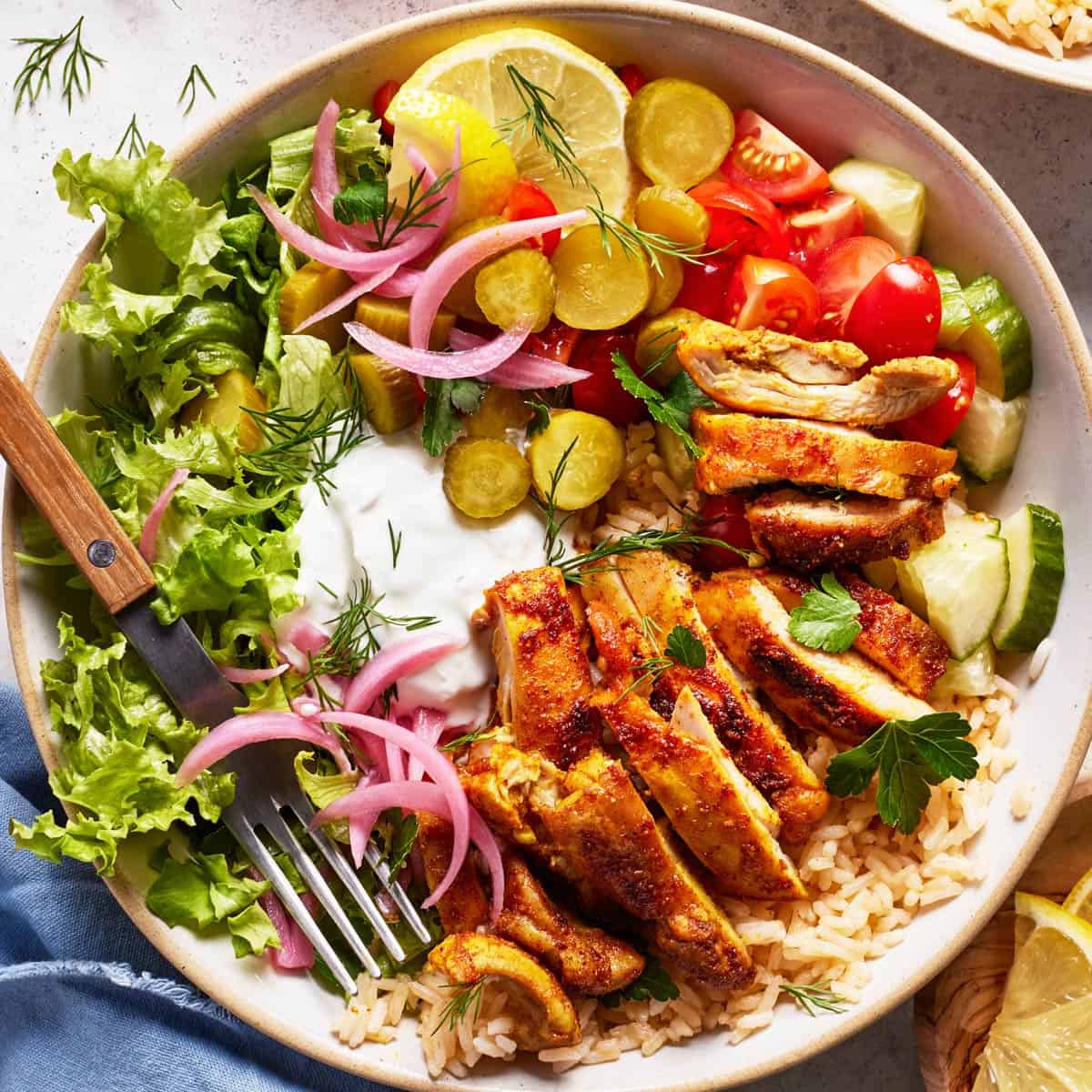 Chicken Shawarma Bowls