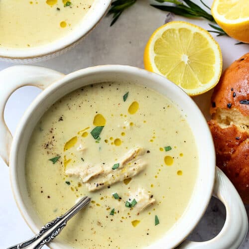 Chicken Soup with Tarragon & Sherry