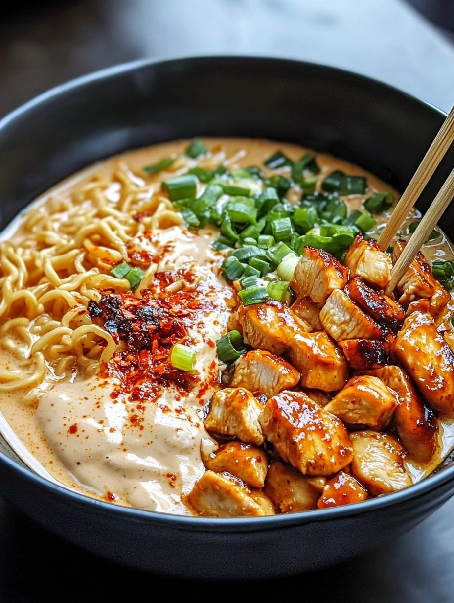 Garlic Butter Chicken Ramen
