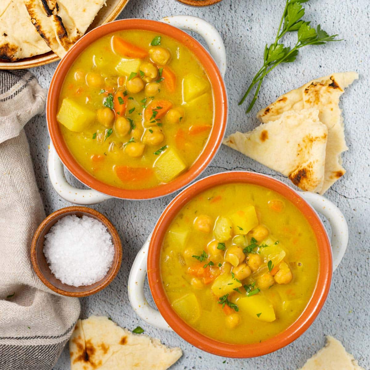 Curried Chickpea Soup