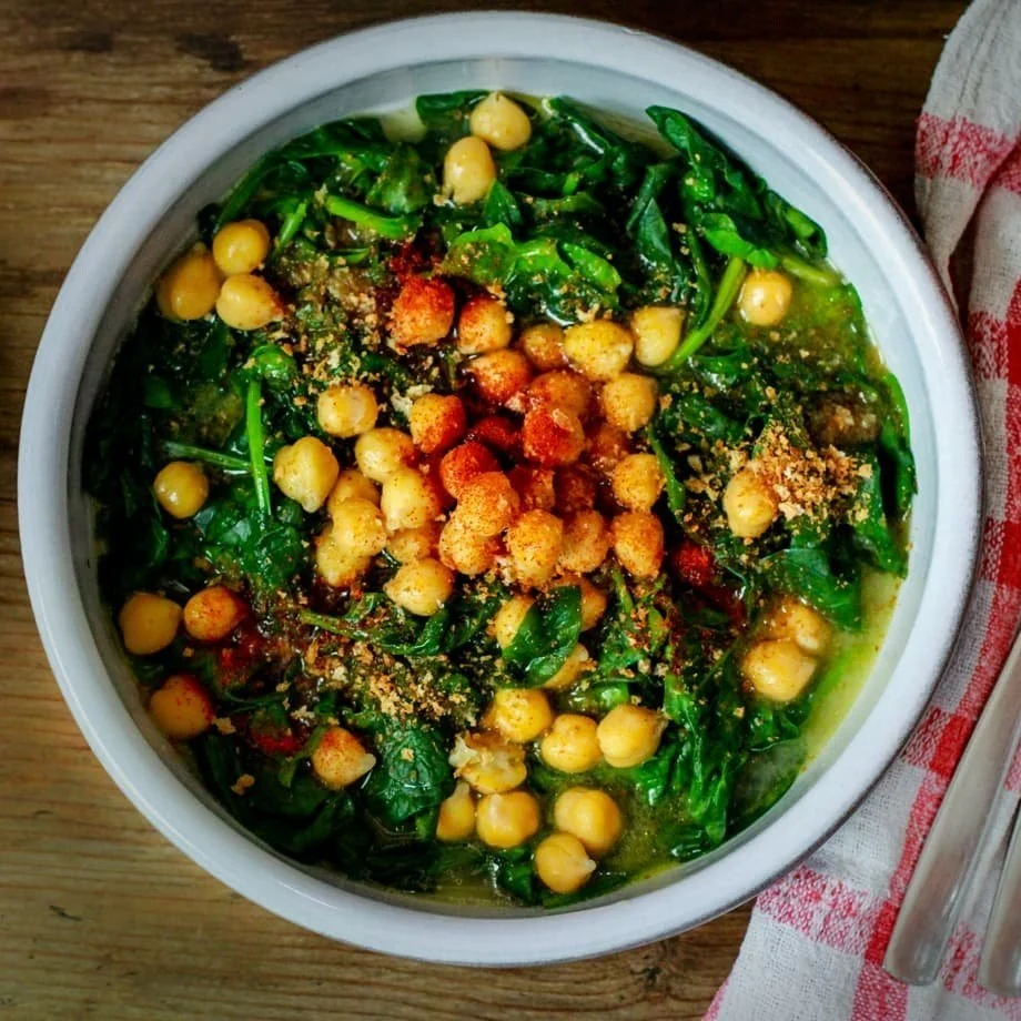 Chickpea Spinach Soup
