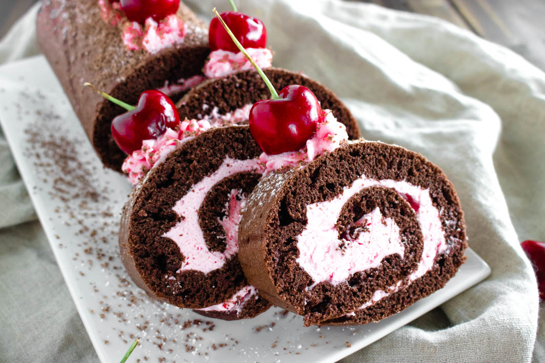 Cherry Chocolate Roll