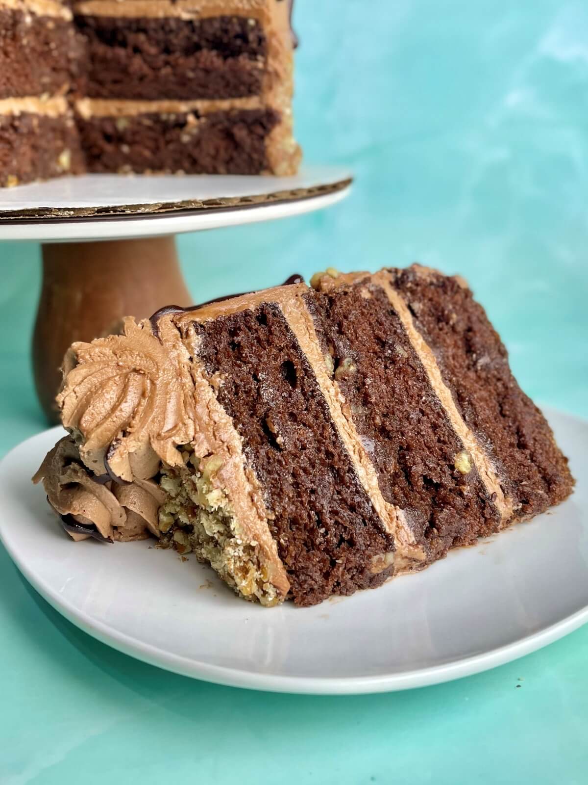 Chocolate Cinnamon Layer Cake