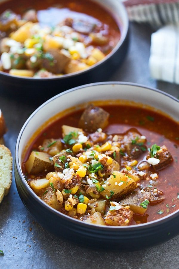 Chorizo Potato Soup