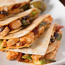 Asparagus Chicken Quesadilla