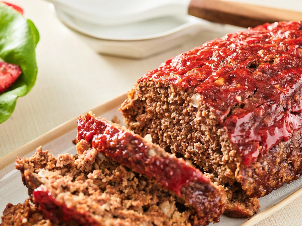 Meatloaf with Ketchup Glaze