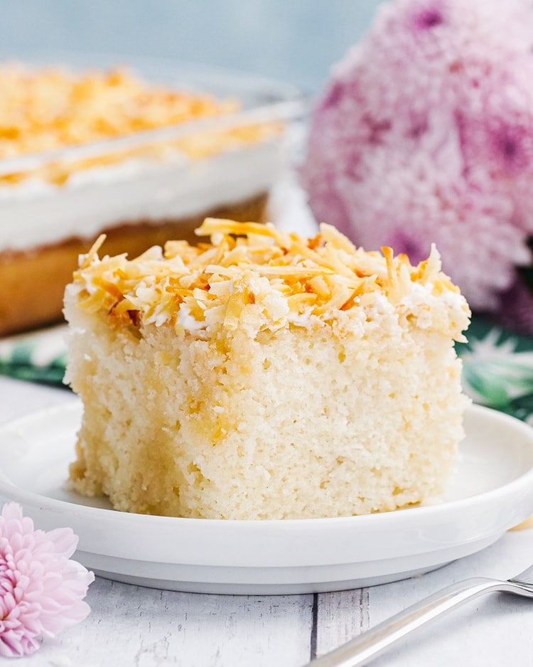Coconut Cream Poke Cake