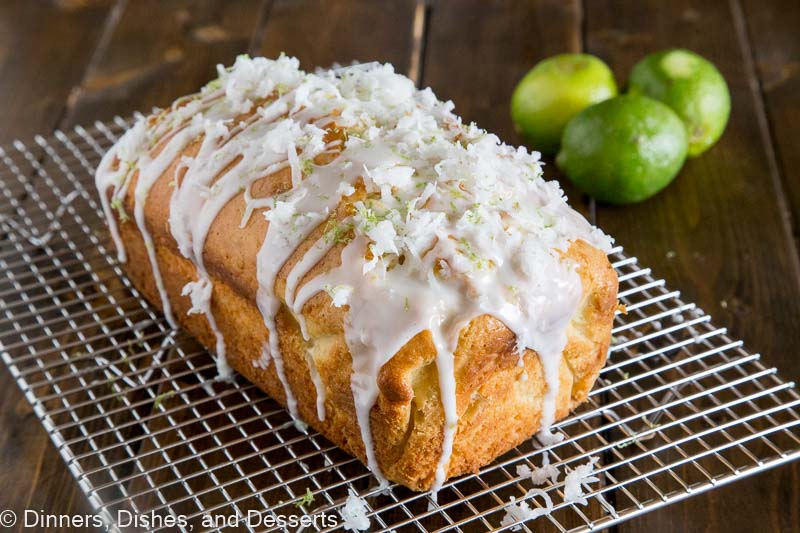 Coconut Lime Quick Bread
