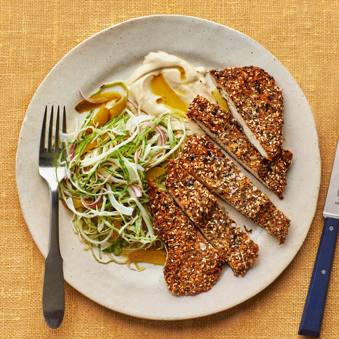 Za'atar Labneh Chicken Patties