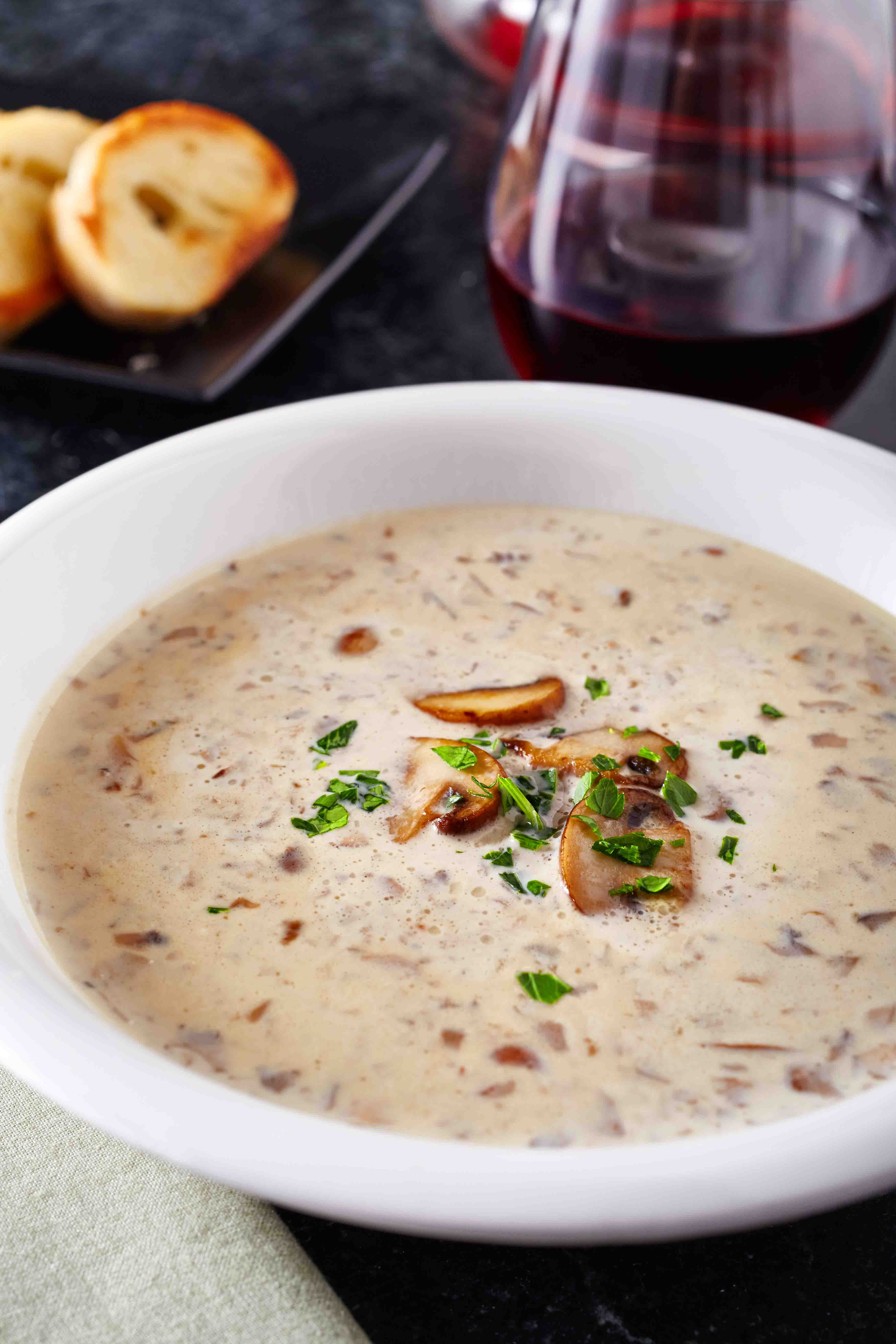 Shallot & Mushroom Soup