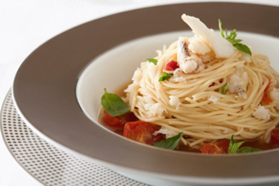 Crab Basil Angel Hair Pasta