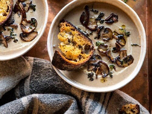 Garlic and Herb Mushroom Soup