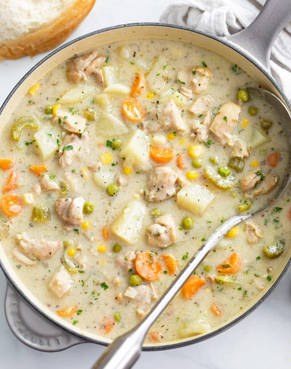 Creamy Chicken & Sage Soup