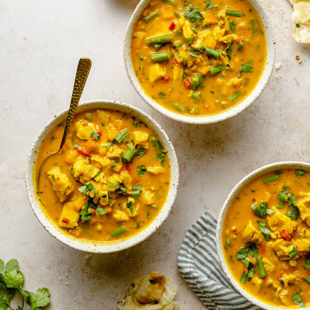 Curry Coconut Chicken Soup