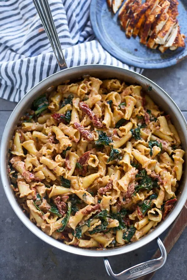 Sun-Dried Tomato Goat Cheese Fusilli