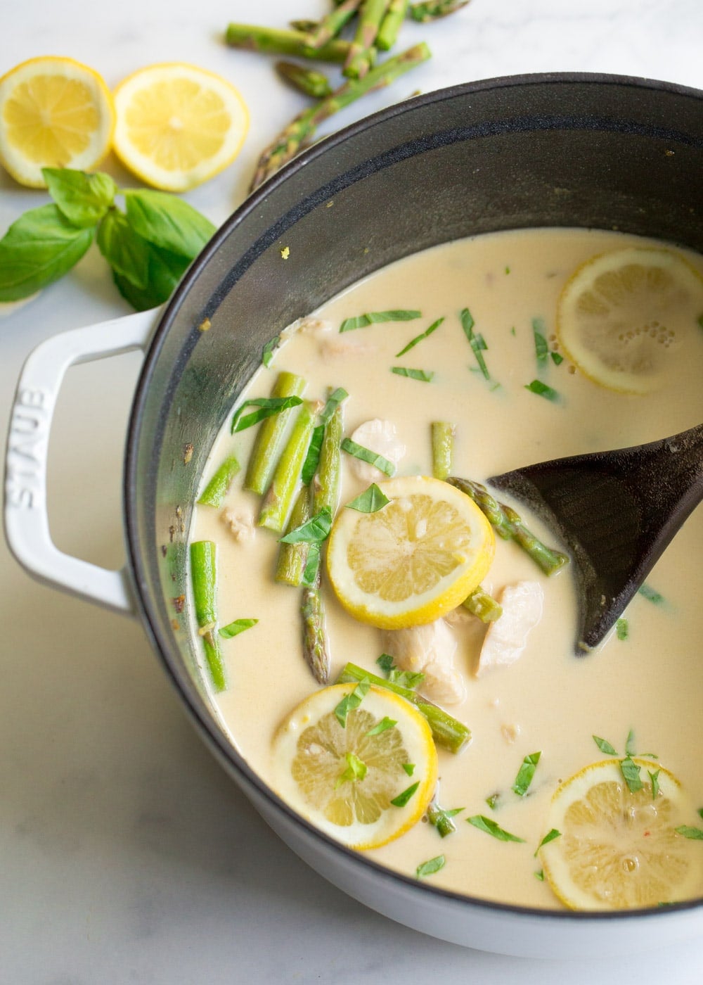 Creamy Asparagus and Lemon