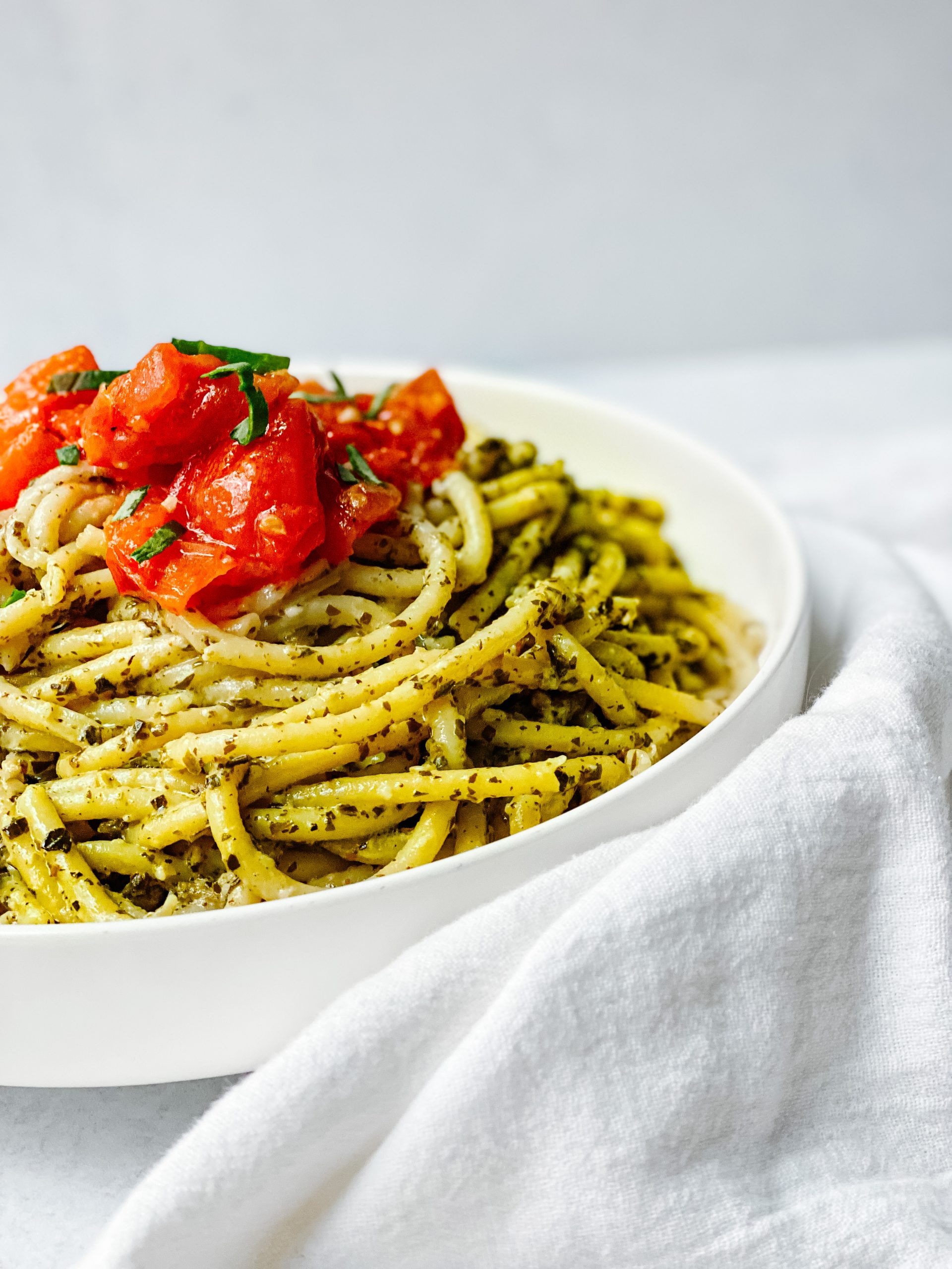 Tomato Herb Pesto Pasta