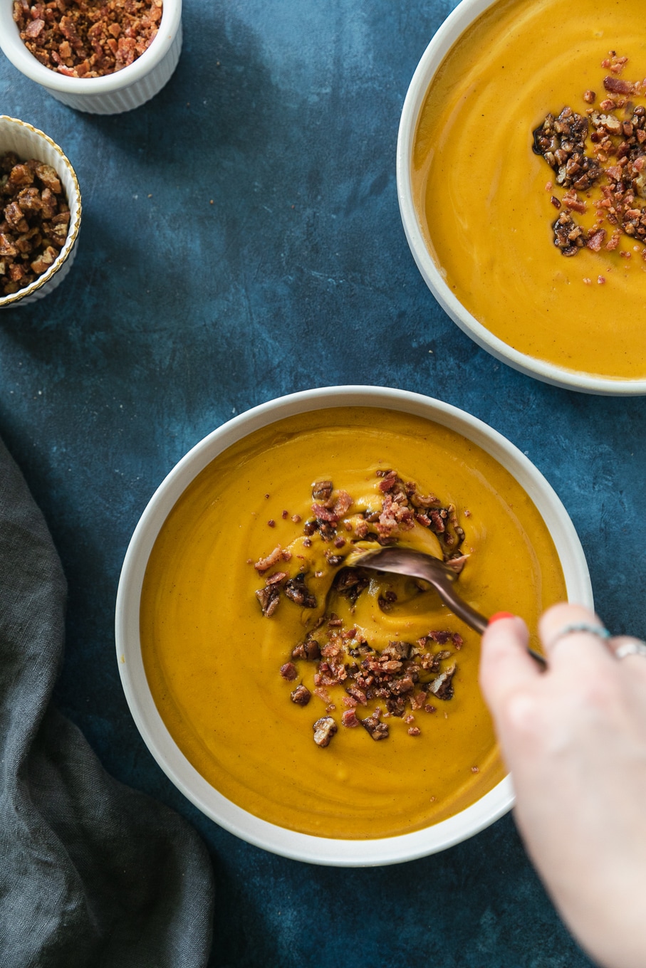Maple Pecan Sweet Potato Soup