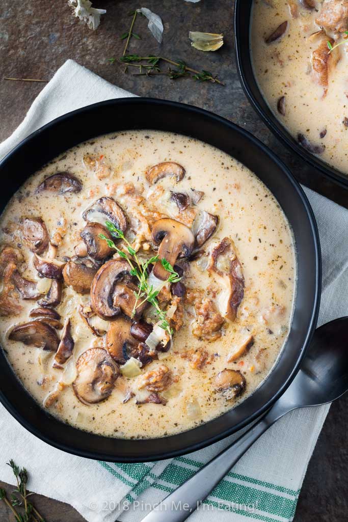Sausage and Mushroom Bisque