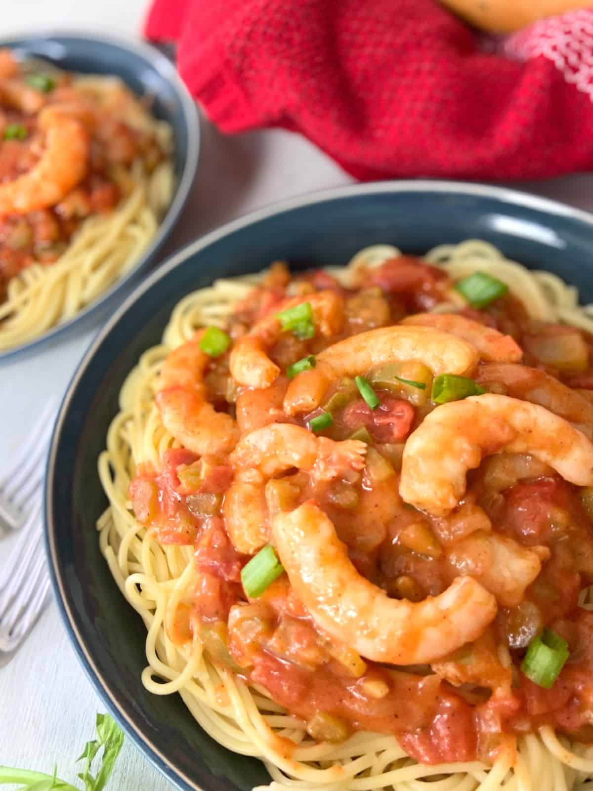 Creole Seafood Pasta with Mixed Shellfish