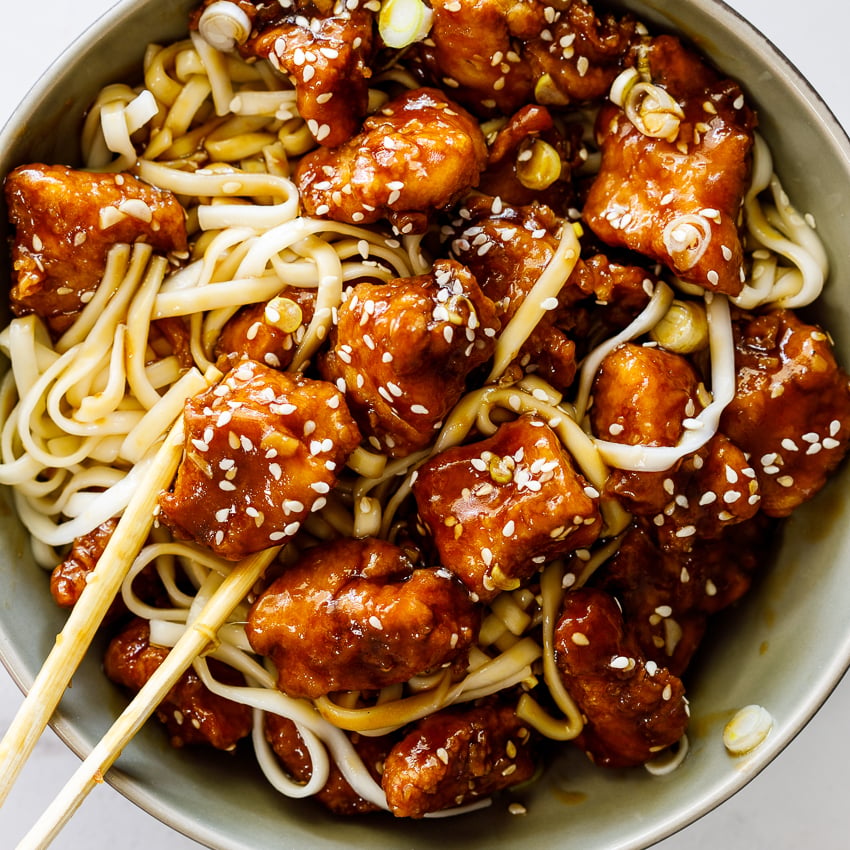 Asian Sesame Noodle Chicken