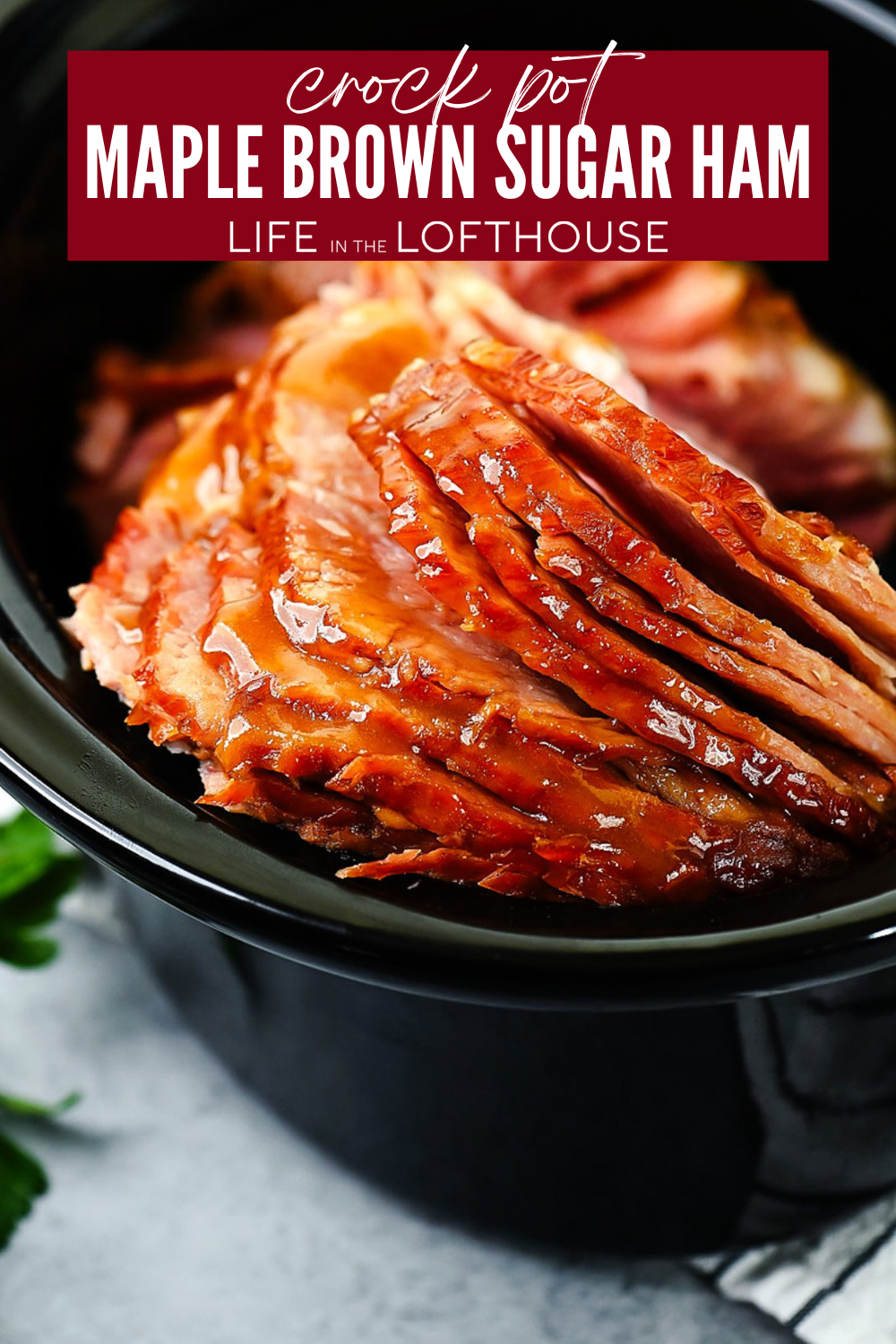 Maple Pecan Ham with Butter