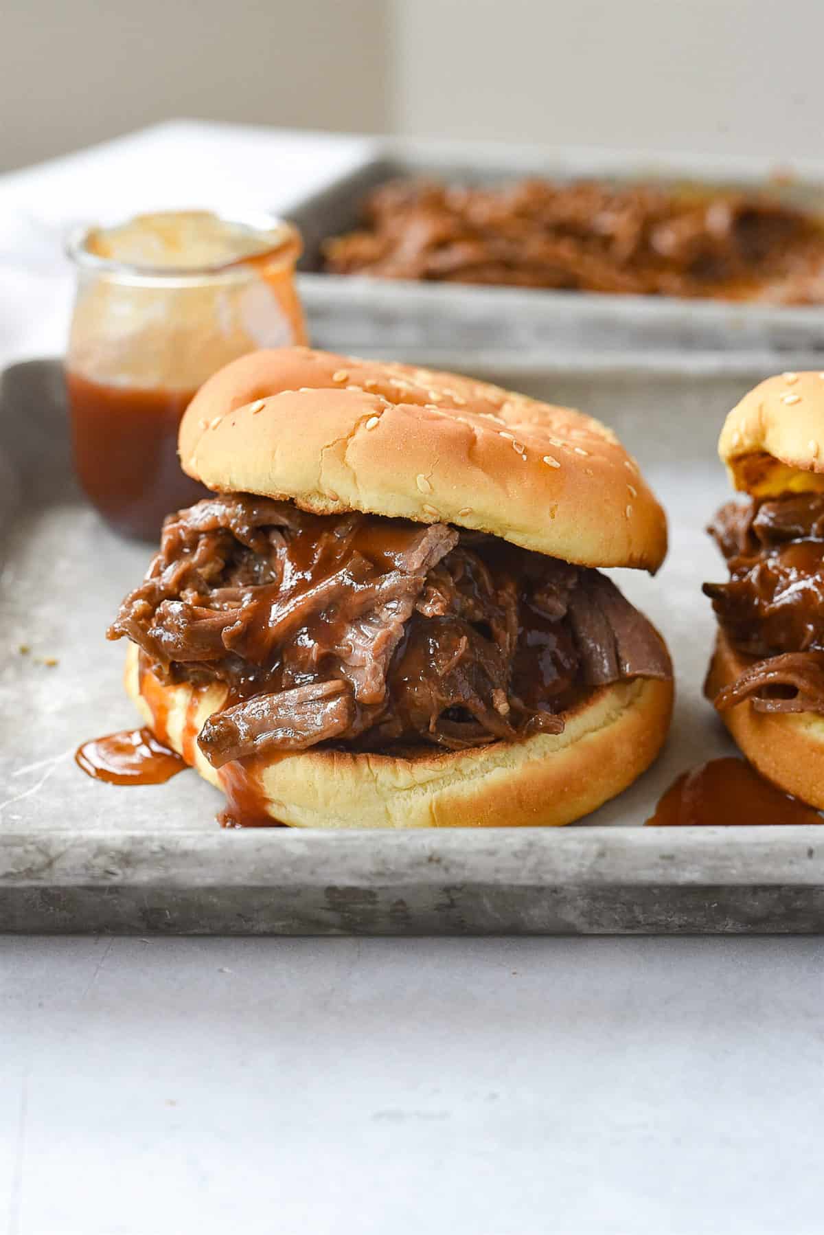 Hamburger BBQ Sandwiches