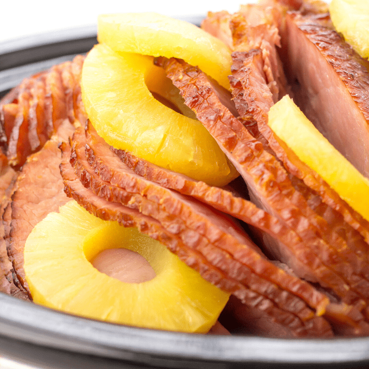 Tropical Fruit Glazed Ham