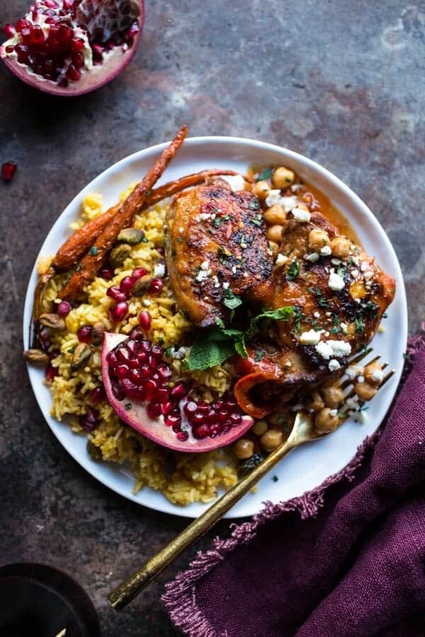 Pomegranate Chicken Thighs