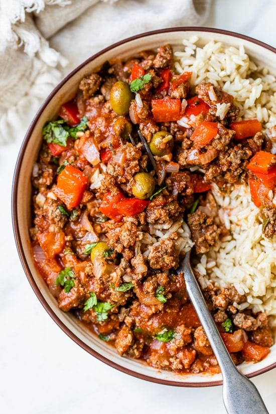 Picadillo with Olives