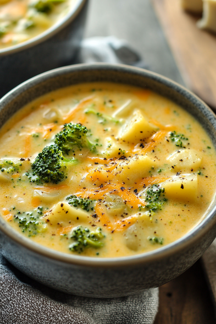 Potato Broccoli Cheddar Soup