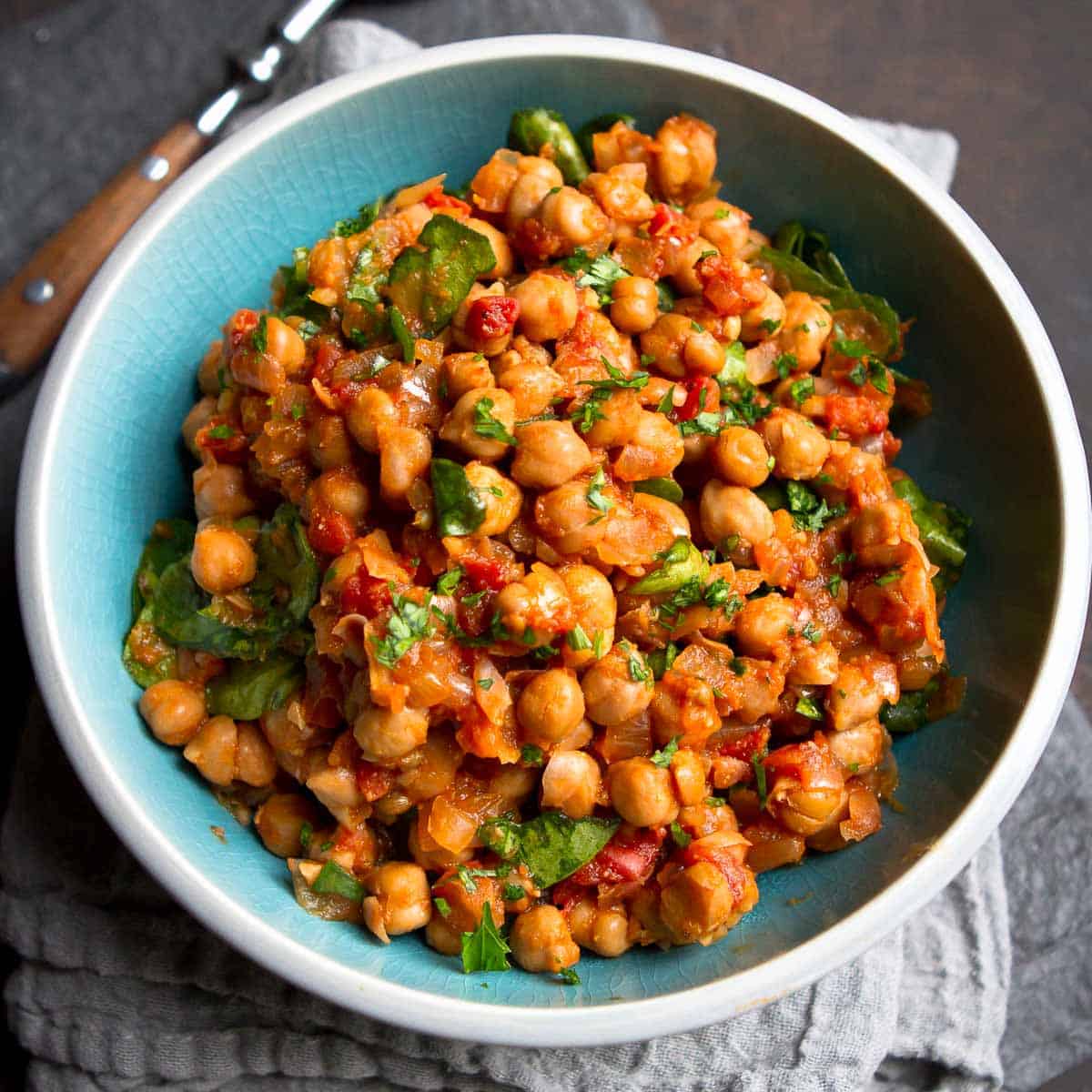 Falafel-Spiced Chickpea Stew