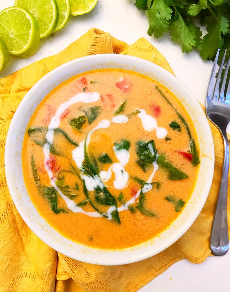 Thai Coconut Curry Soup