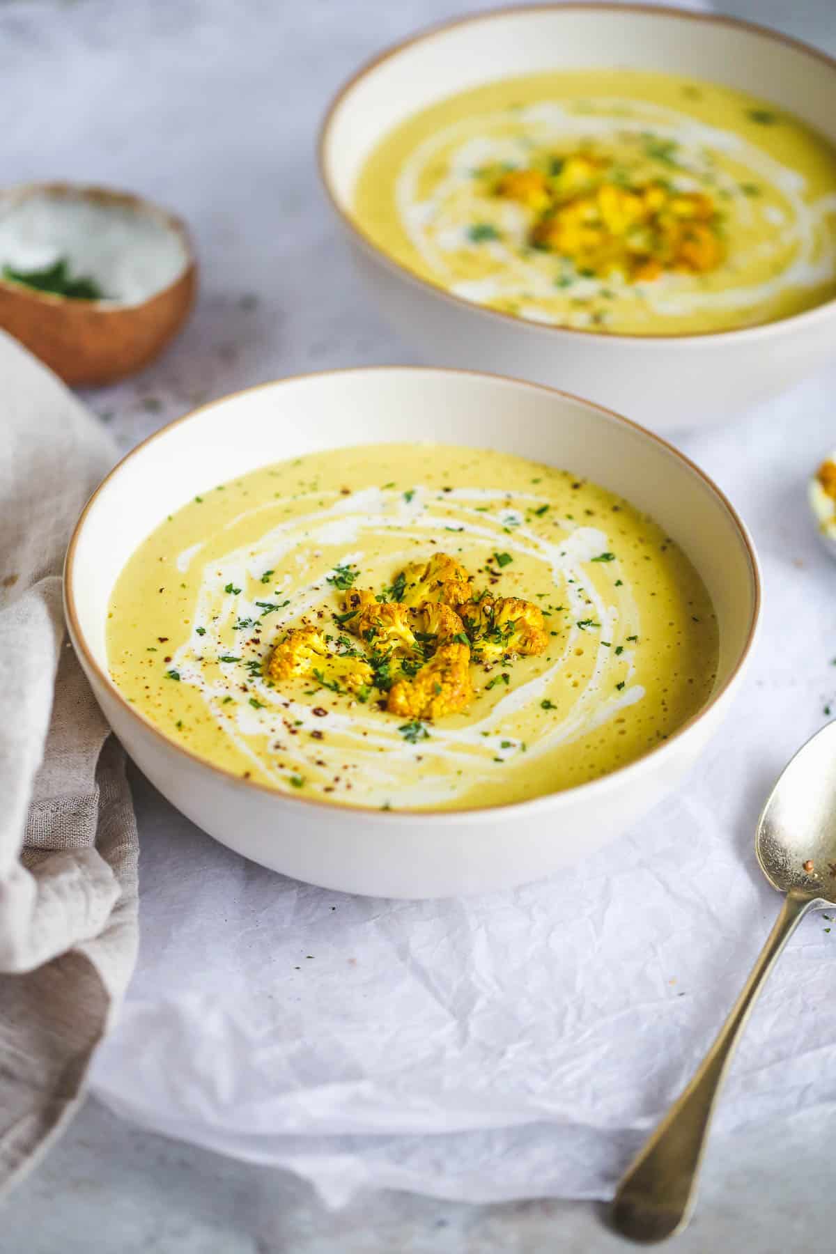 Curried Cauliflower Soup