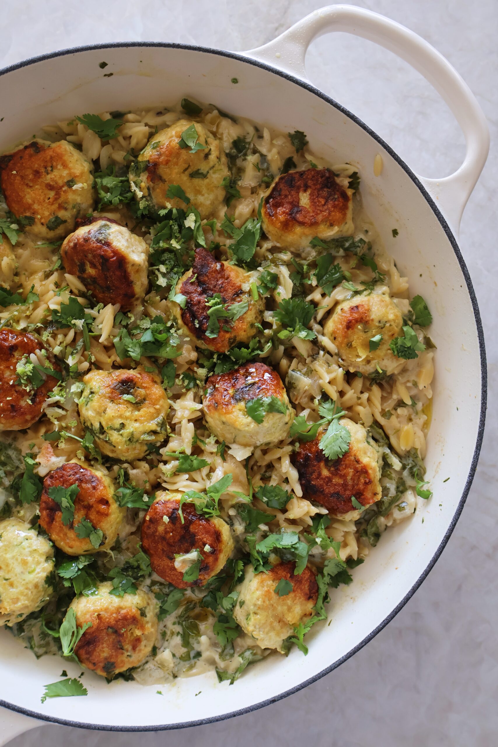 Cilantro Lime Chicken Orzo