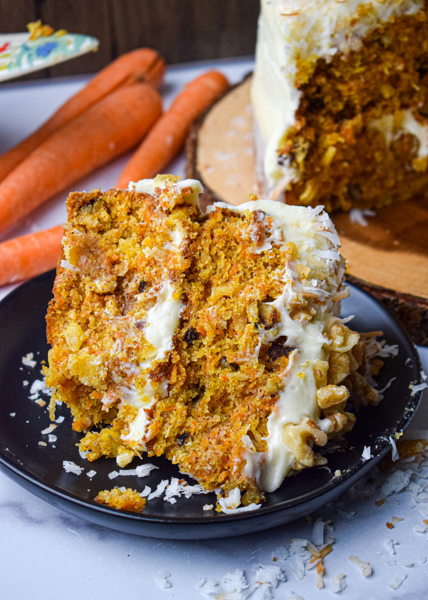 Carrot Cake with Pineapple and Coconut