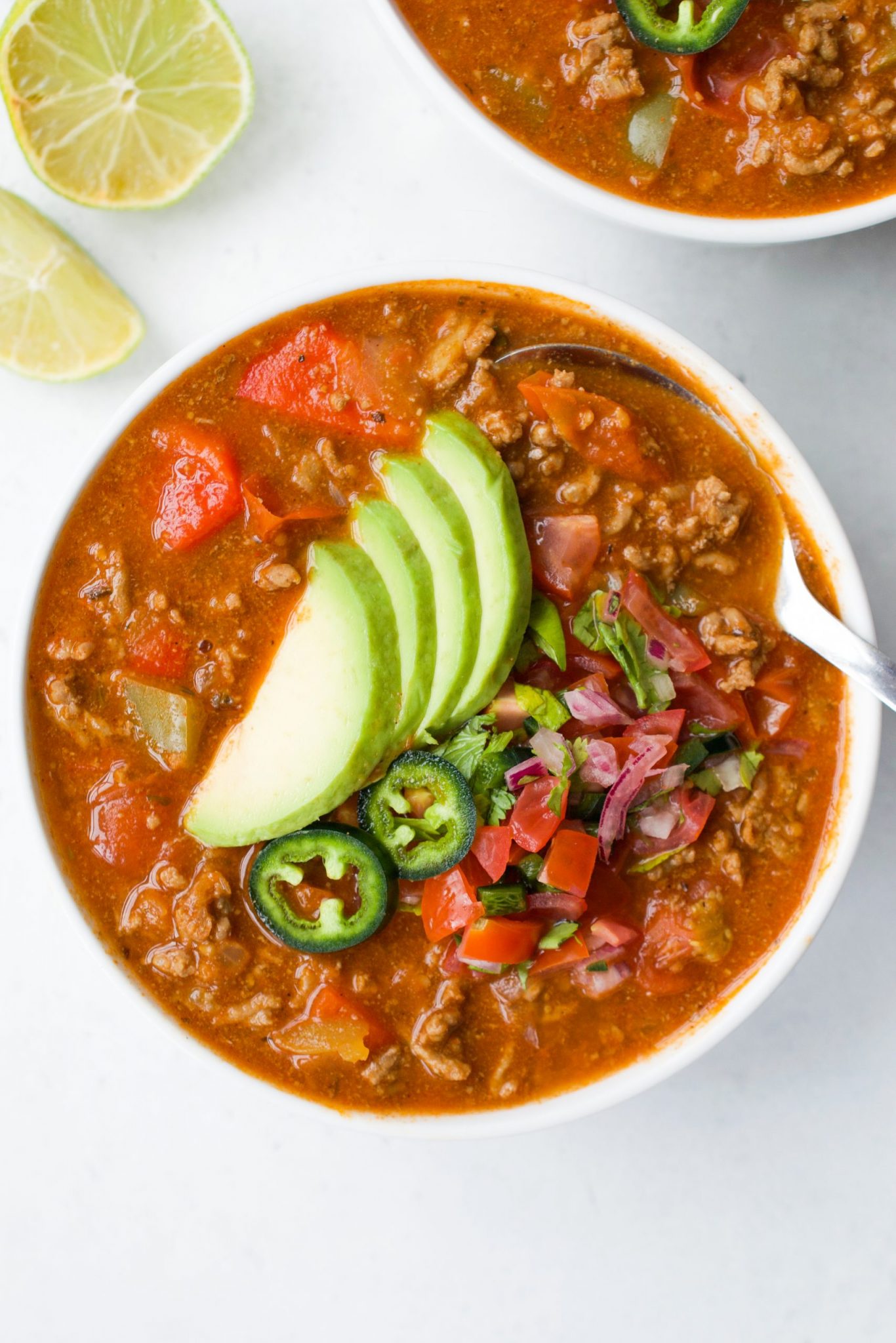 Loaded Beef Taco Chili