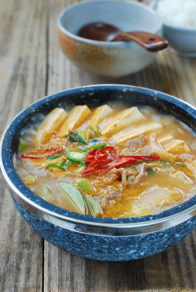 Doenjang Ground Beef Stew
