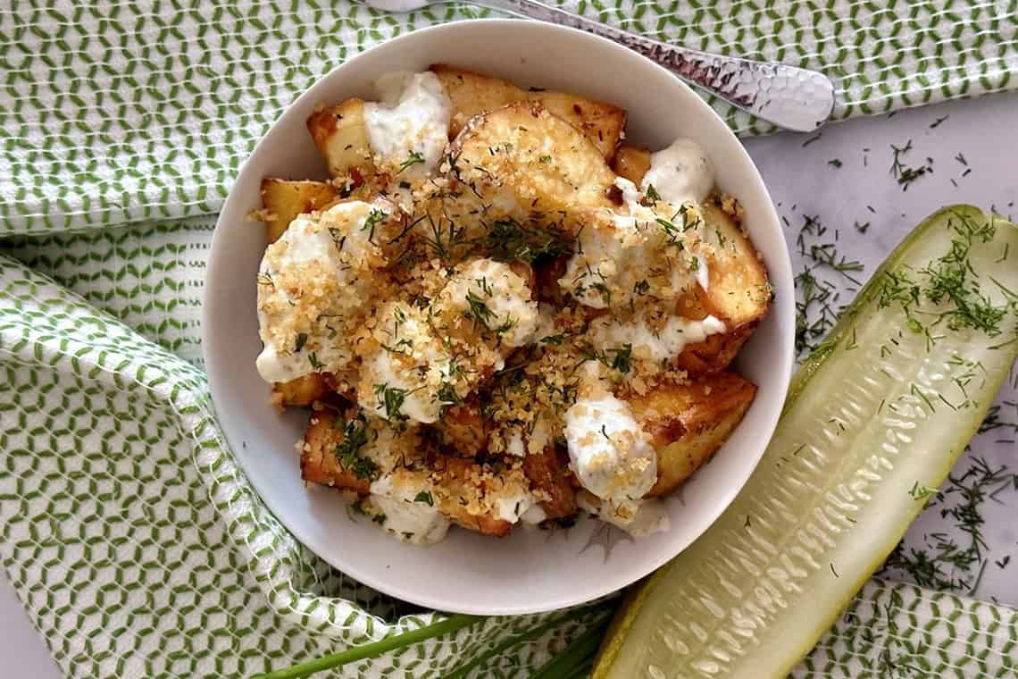Creamy Dill Pickle Potatoes