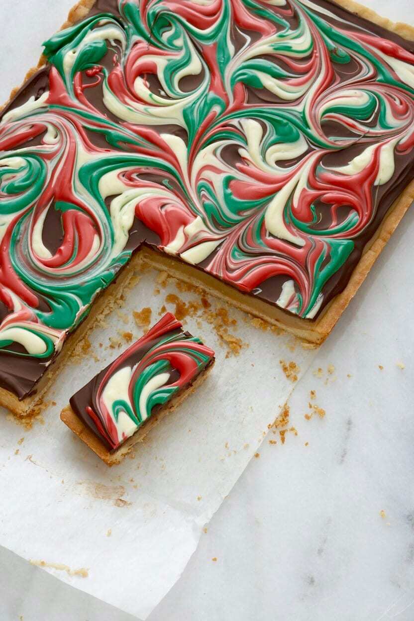 Dulce de Leche Swirl Bars