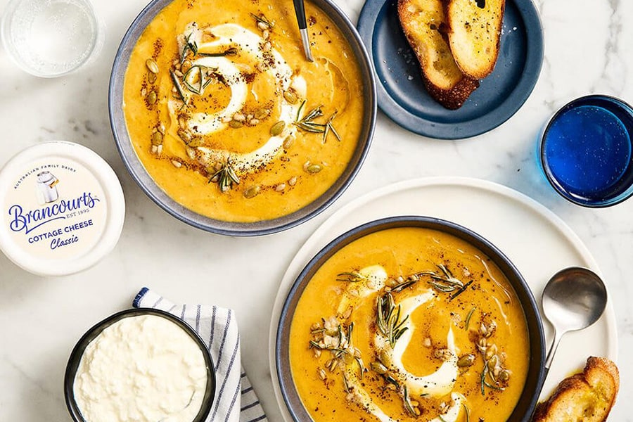 Cottage Cheese Vegetable Soup