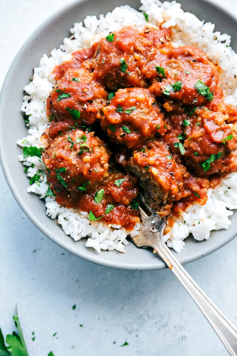 Porcupine Meatballs with Rice