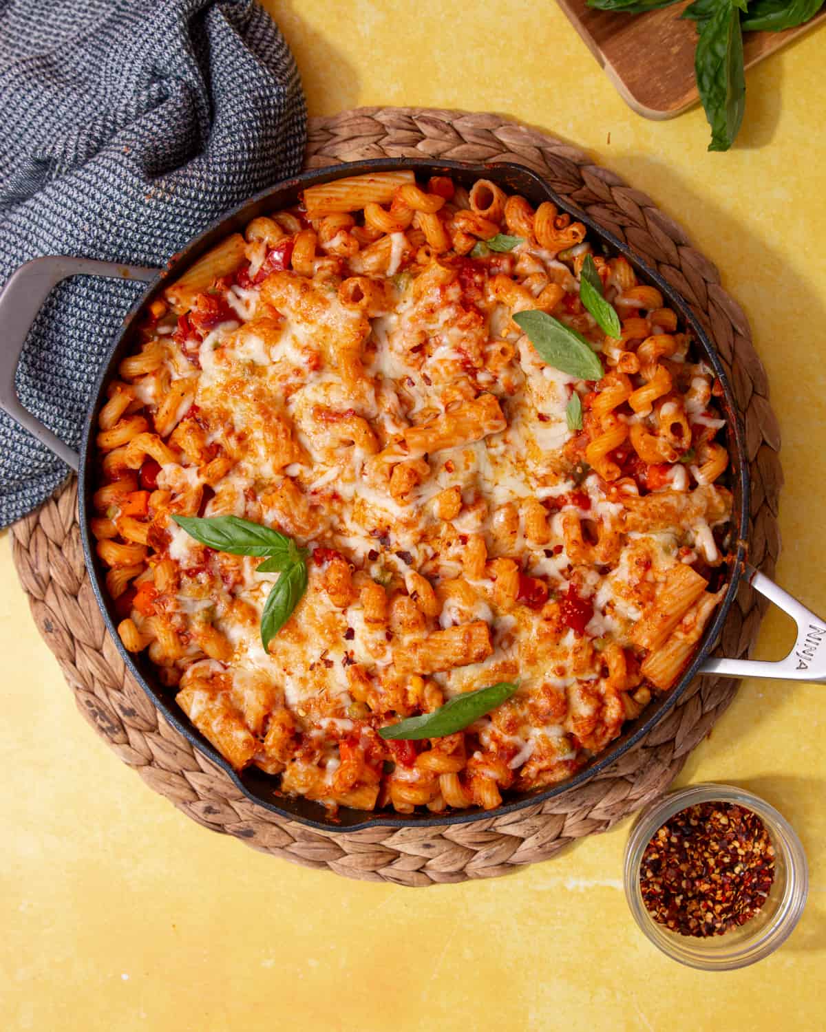 Tuna Tomato Pasta Bake