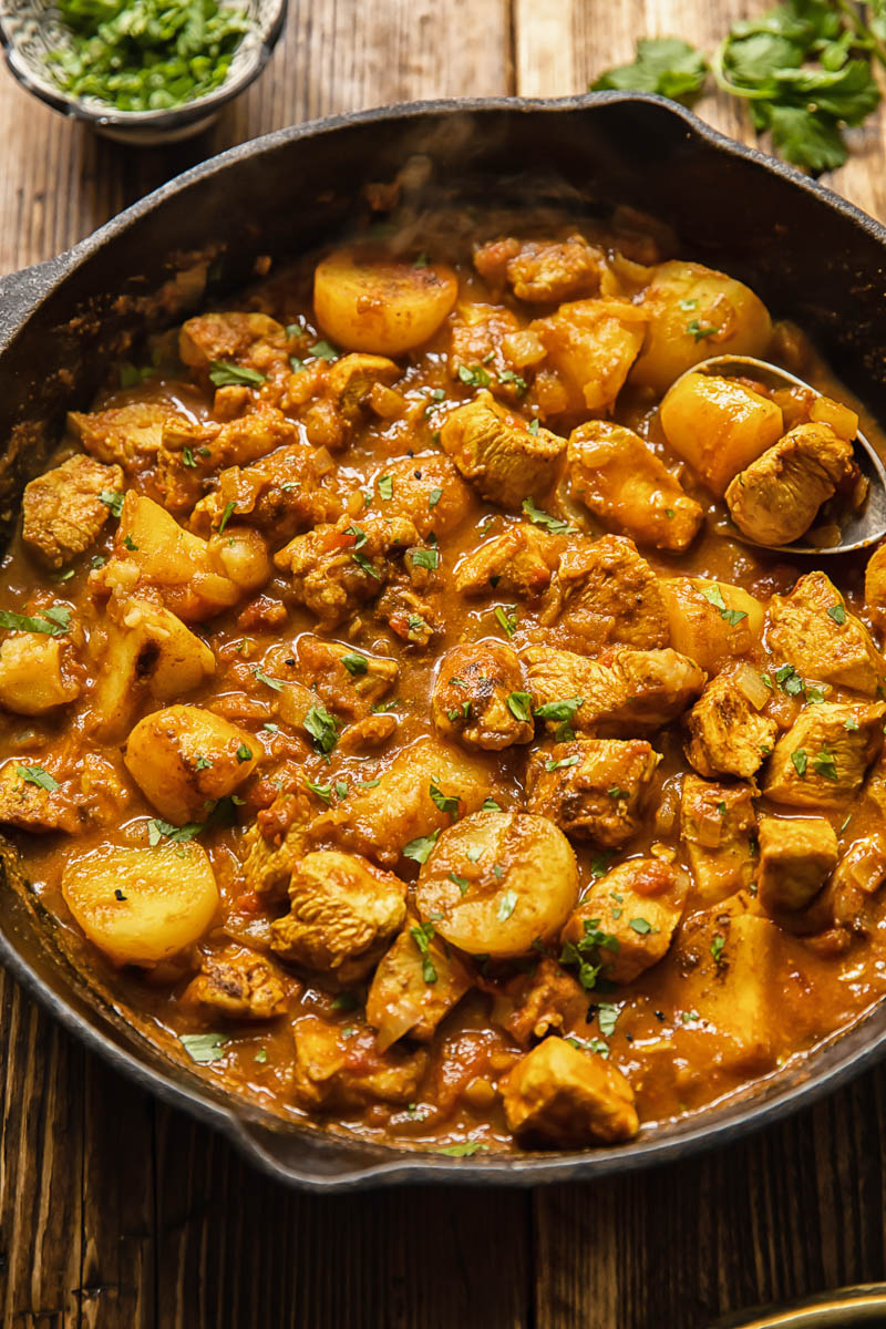 Potato Heavy Curry Chicken Stew
