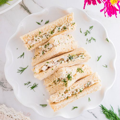 Chicken Salad Tea Sandwiches